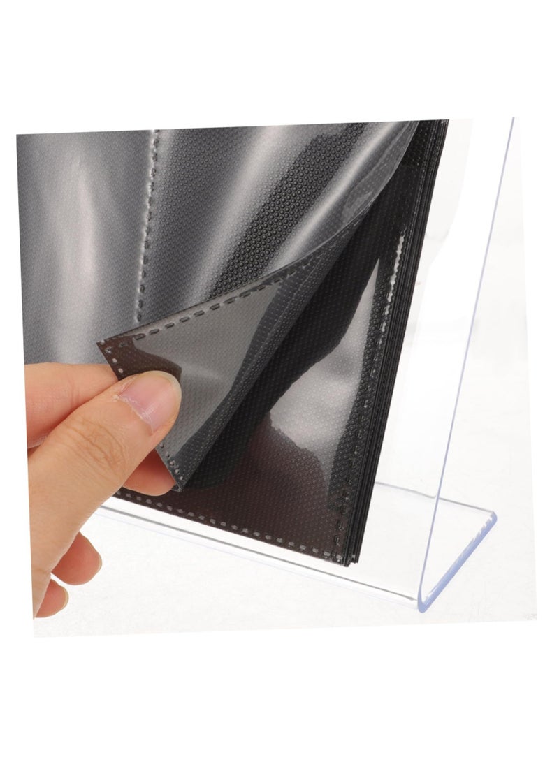Excefore 68 Pockets Acrylic Desk Mini Photo Picture Album, Photo Frame Flip Photo Album, Suitable for Photos Photocard Stand Plastic Acrylic Card Holder Office, 6.5*8.9CM  - Image 3