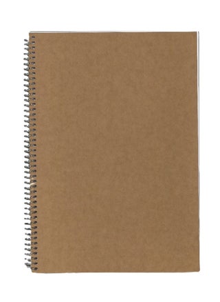 1-Piece A4 Size Spiral Binded Ruled Notebook 100 Sheets Kraft Brown Cover Cream Sheets - pzsku/Z671D364A1EC8335B0558Z/45/_/1740587509/75112959-f4c5-4d9d-8b1d-5feab3f373f0