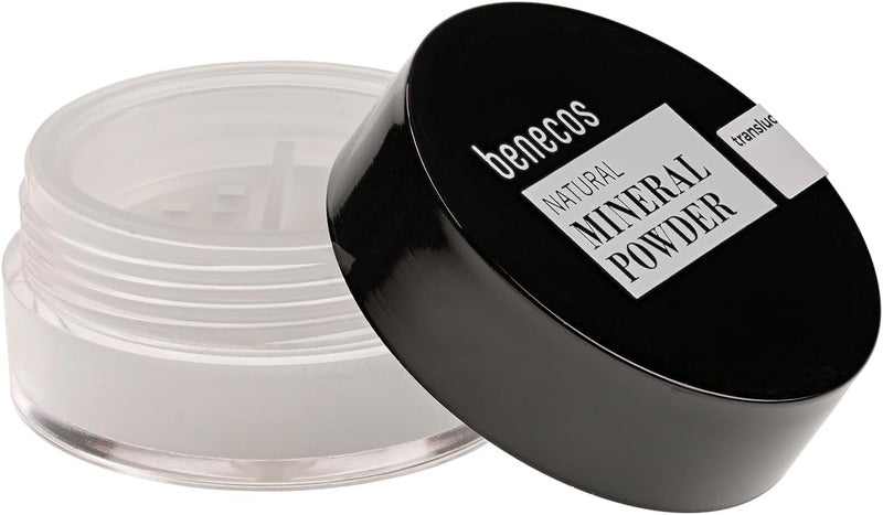 Benecos Natural Cosmetics Mineral Powder Loose Matting Talkfree Vegan Translucent 10g