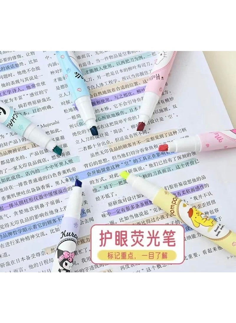 Kawai Sanrio Characters Highlighter Pen 6 Pcs - pzsku/Z671D53148A05BB804D13Z/45/_/1730607614/333b6a30-2754-4147-bf1f-f29be5341c5c