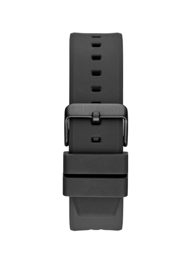 GUESS - GUESS Mens Black Multi-function Silicon Strap Watch - GW0579G1 - Image 1