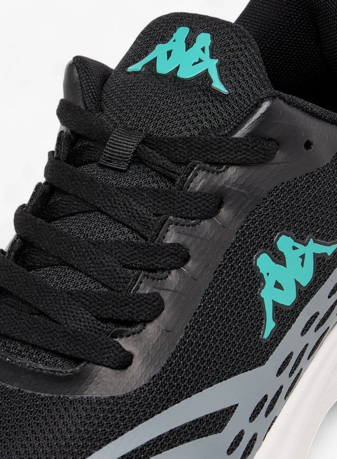 Kappa Men's Logo Print Sports Shoes with Lace-Up Closure