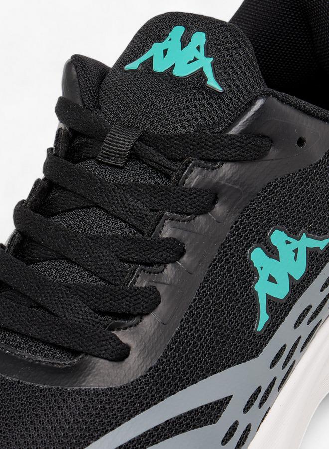 Kappa Men's Logo Print Sports Shoes with Lace-Up Closure - Image 4