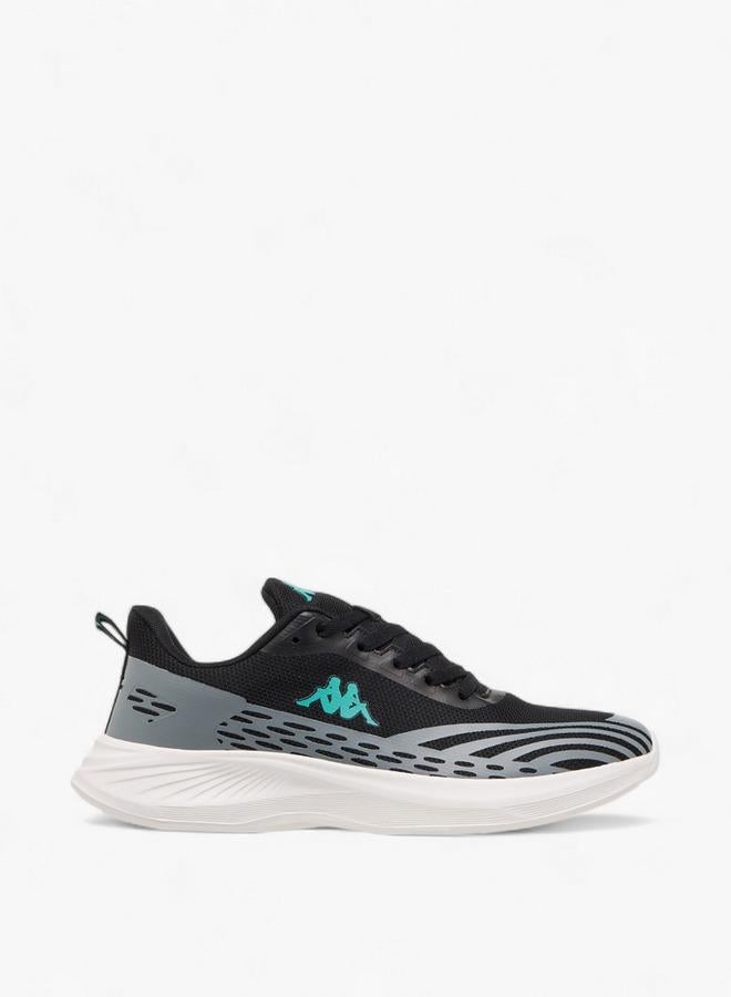 Kappa Men's Logo Print Sports Shoes with Lace-Up Closure - Image 1