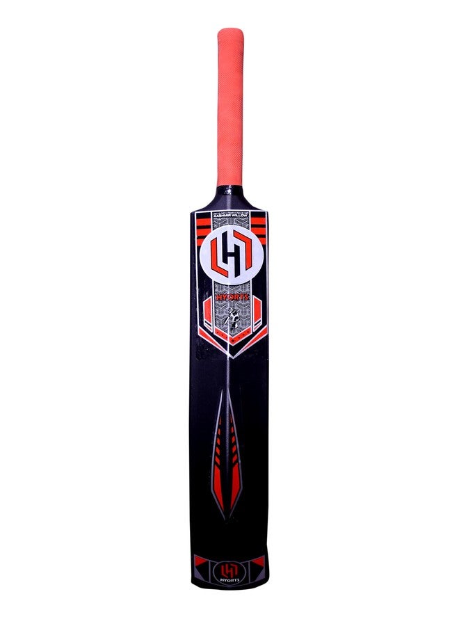 HYORTS Lightweight Fiber Plastic Cricket Hard Hitting Bat - Black Colour - Image 1