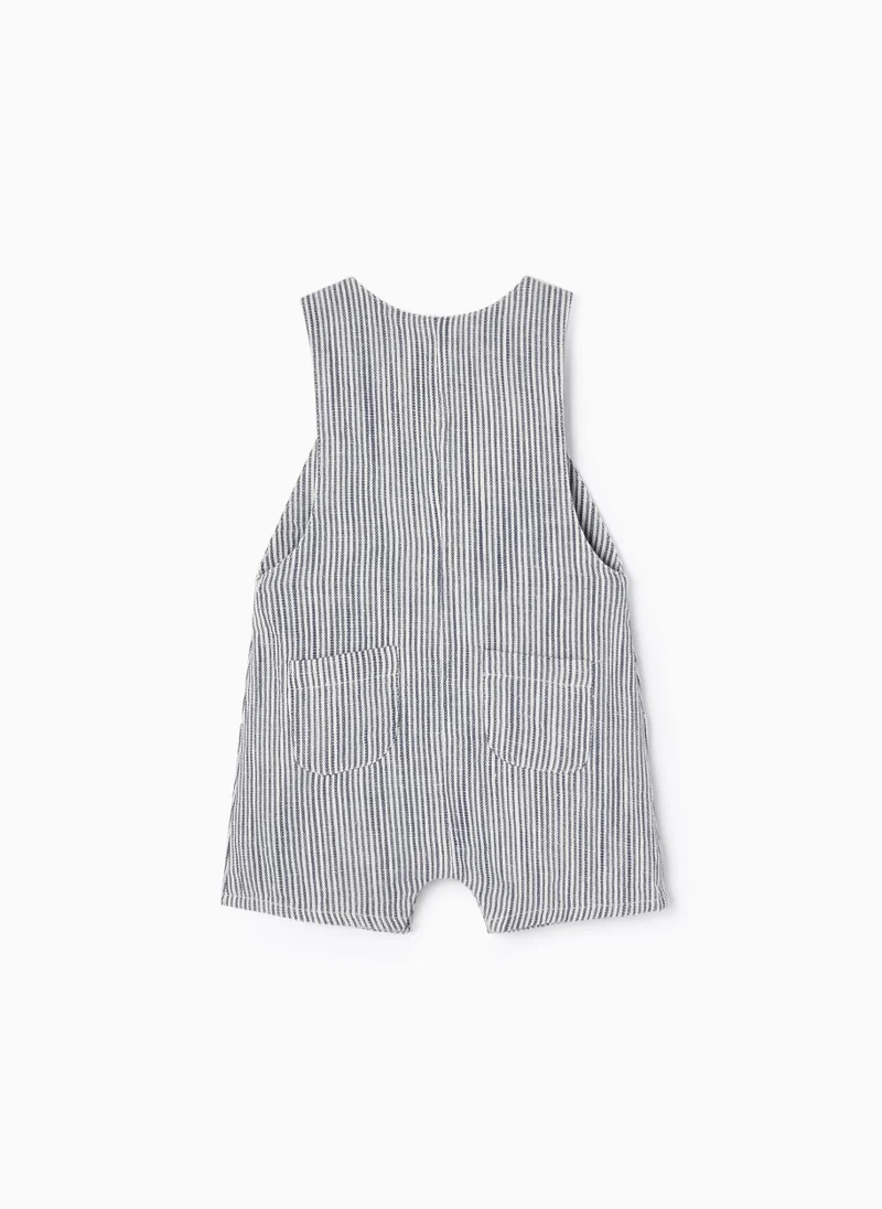 زيبي Zippy Striped Jumpsuit For Newborns