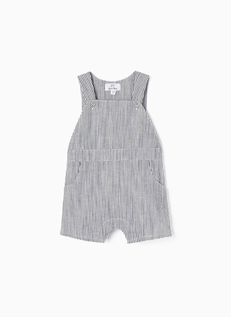زيبي Zippy Striped Jumpsuit For Newborns