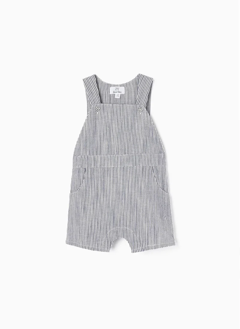 زيبي Zippy Striped Jumpsuit For Newborns