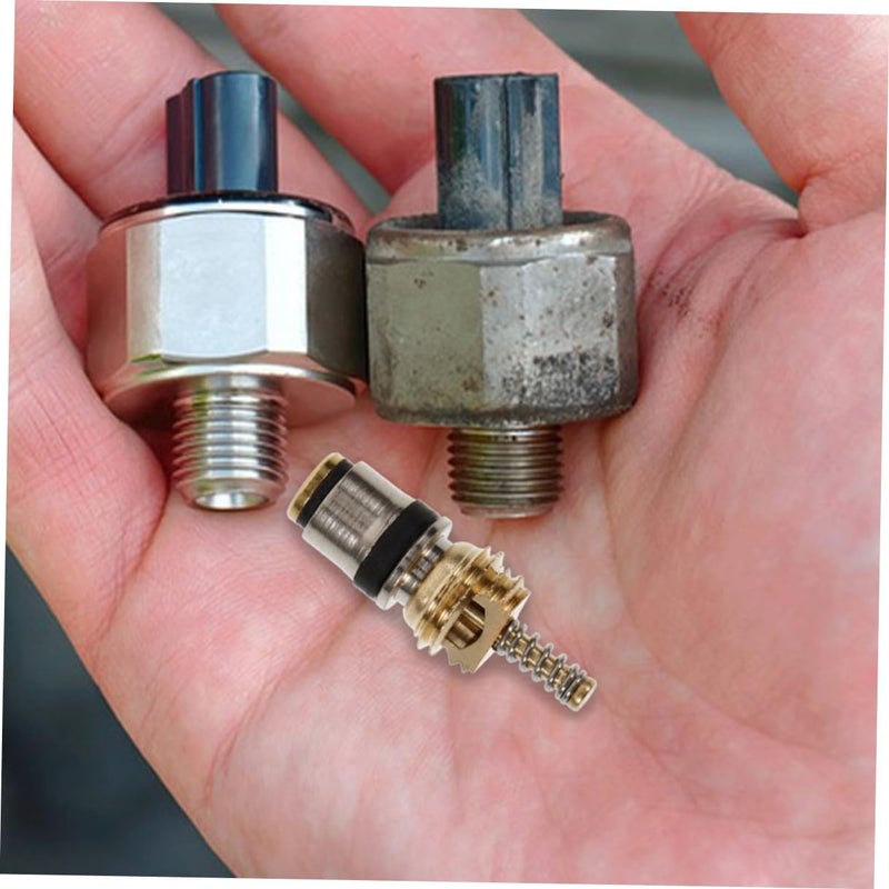 VOSAREA 10pcs Automotive Air Conditioner Valve Core Kit High and Low Pressure Valve Stem Core for R134a Car Ac Refrigeration System Replacement Parts - Image 4