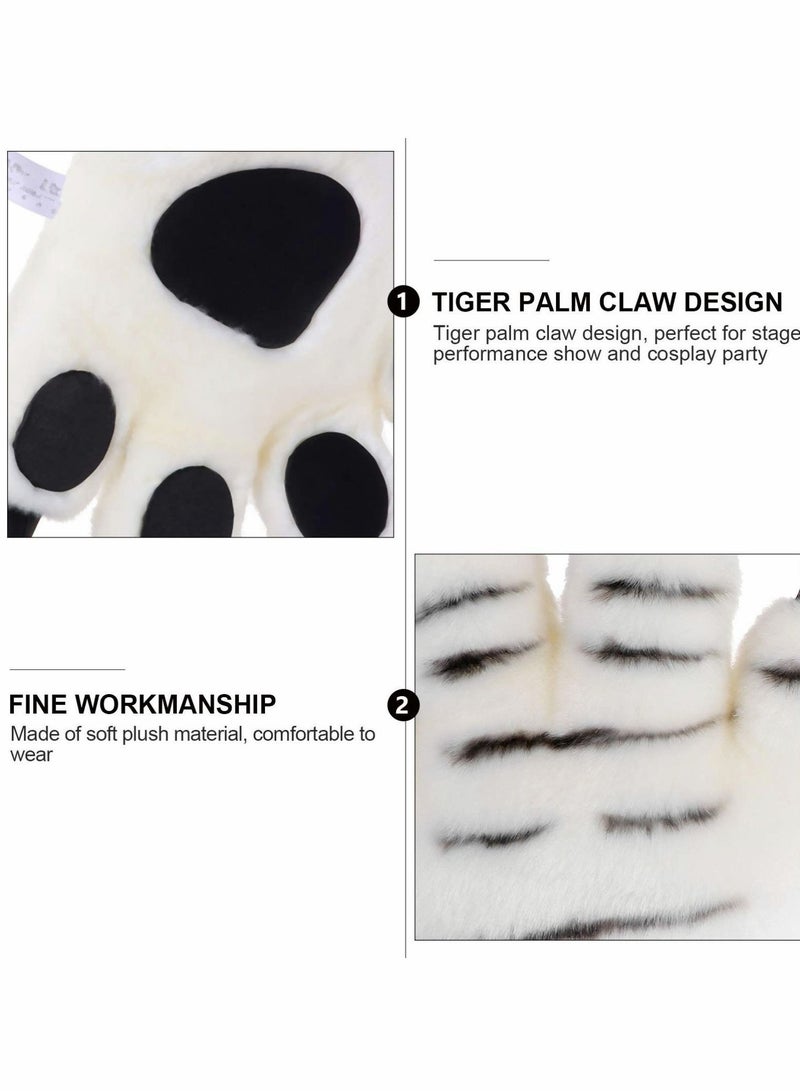 Y&D Animal Paw Glove, 2 Pcs Winter Warm Cosplay Hand Paws Glove  - Image 3