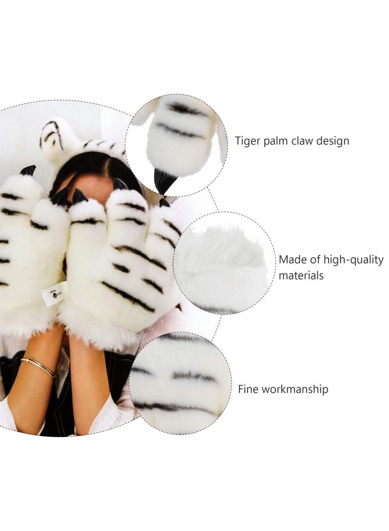 Y&D Animal Paw Glove, 2 Pcs Winter Warm Cosplay Hand Paws Glove  - Image 2