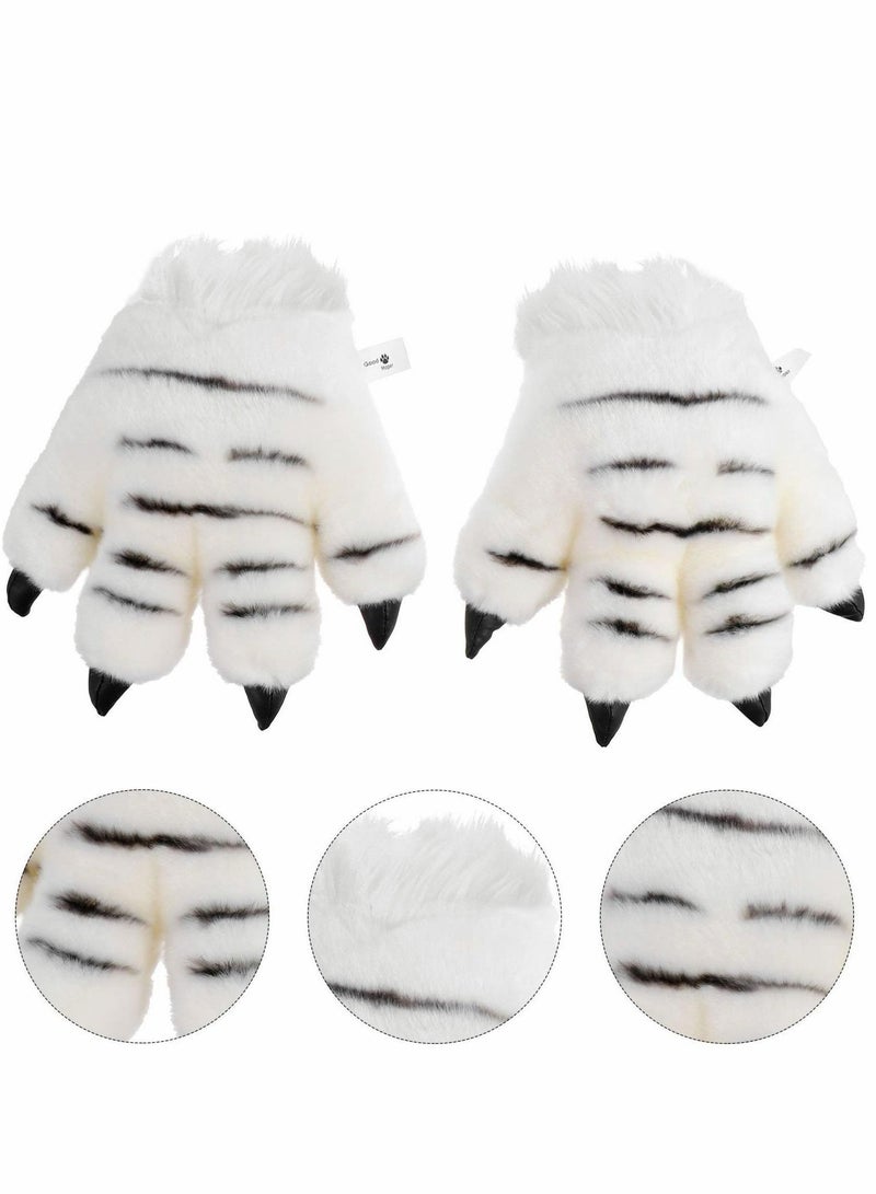 Y&D Animal Paw Glove, 2 Pcs Winter Warm Cosplay Hand Paws Glove  - Image 4