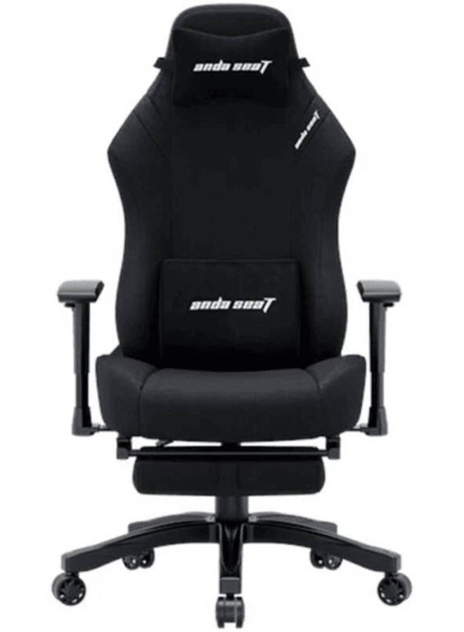 Anda Seat AndaSeat Luna Pro Gaming Chair, with Footrest, Fabric Linen Adjustable Backtilt, Black | AD18T-44-B-F - Image 1