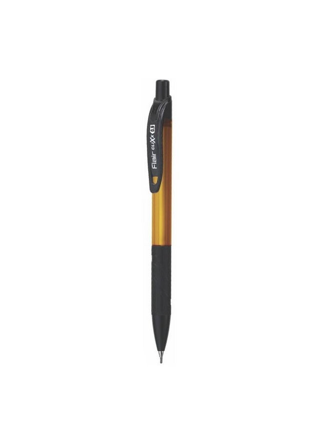 Flair - FLAIR Clixx Bold 0.9 mm Mechanical Pencil Pouch Pack | Triangular Barrel for Relaxed Drawing | Light Weight with Comfortable Grip | Pack of 10 - Image 1
