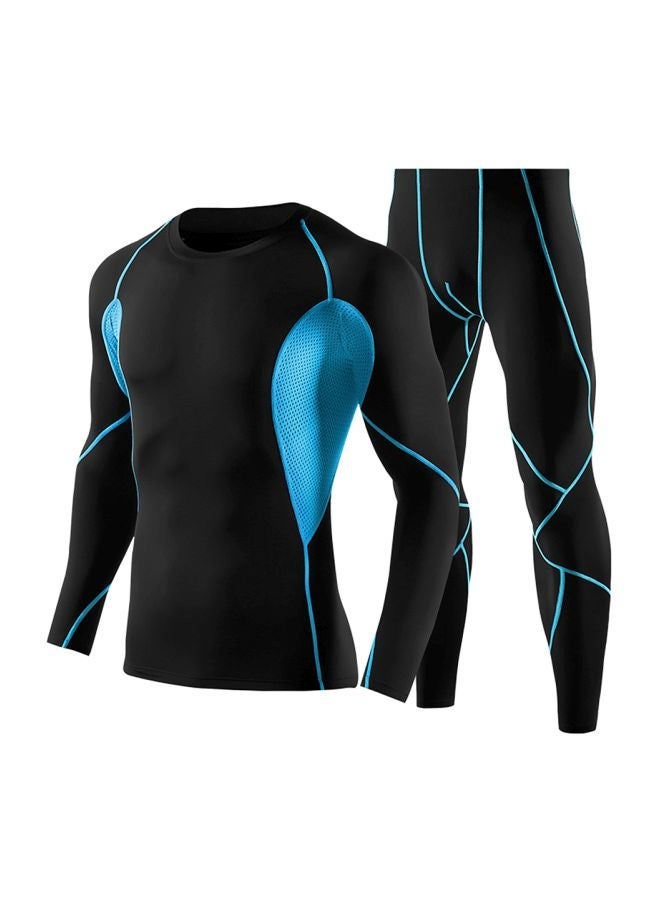 NIBEMINENT Long Sleeves Compression T-Shirt With Pants Set XL  - Image 1
