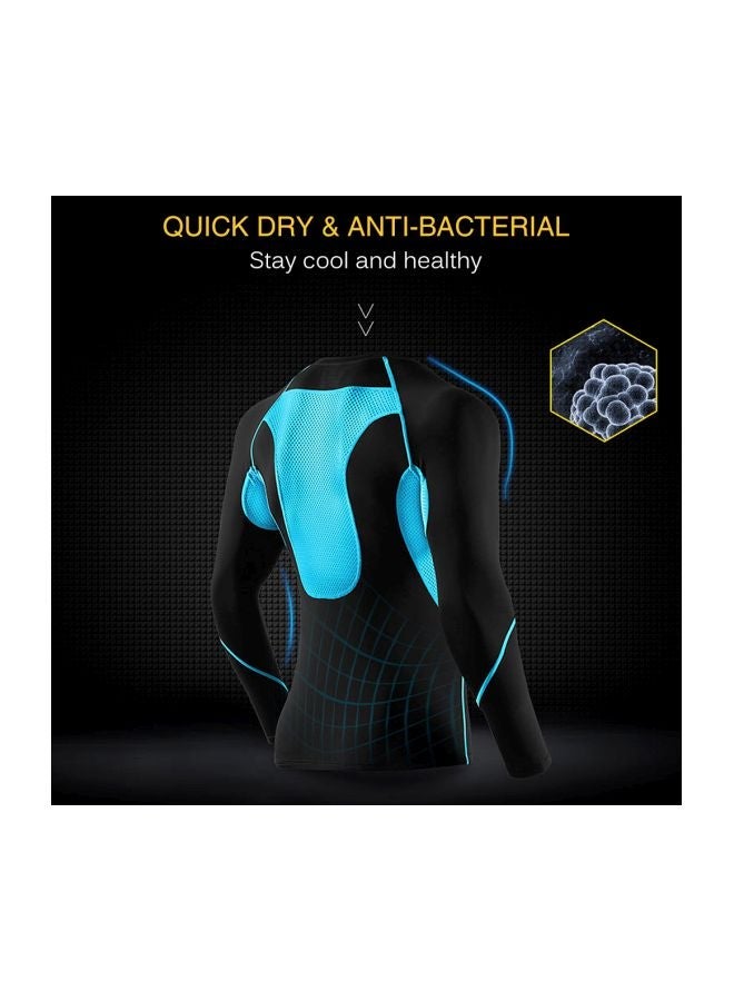 NIBEMINENT Long Sleeves Compression T-Shirt With Pants Set XL  - Image 3
