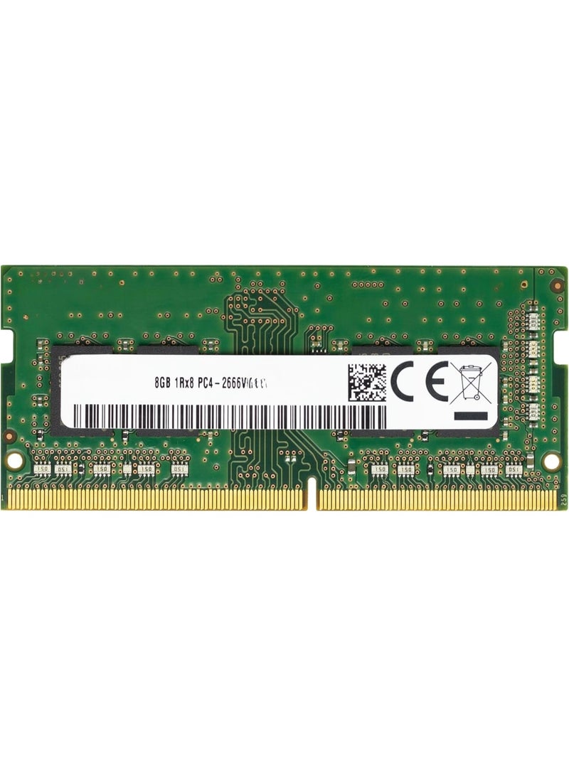 ذاكرة رام DDR4 لابتوب 8 جيجابايت بسرعة 2666 ميجاهرتز – PC4-21300 CL19 1Rx8 1.2 فولت 260 بن