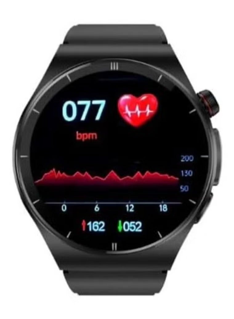 Haino Teko ST-2 Smart Watch 19mm Black | Stylish, Sleek Design, Fitness Tracker - Heart Rate Monitor, Sleep Tracker, Bluetooth Call, IP68 Waterproof, Compatible with iPhone & Android - Image 1