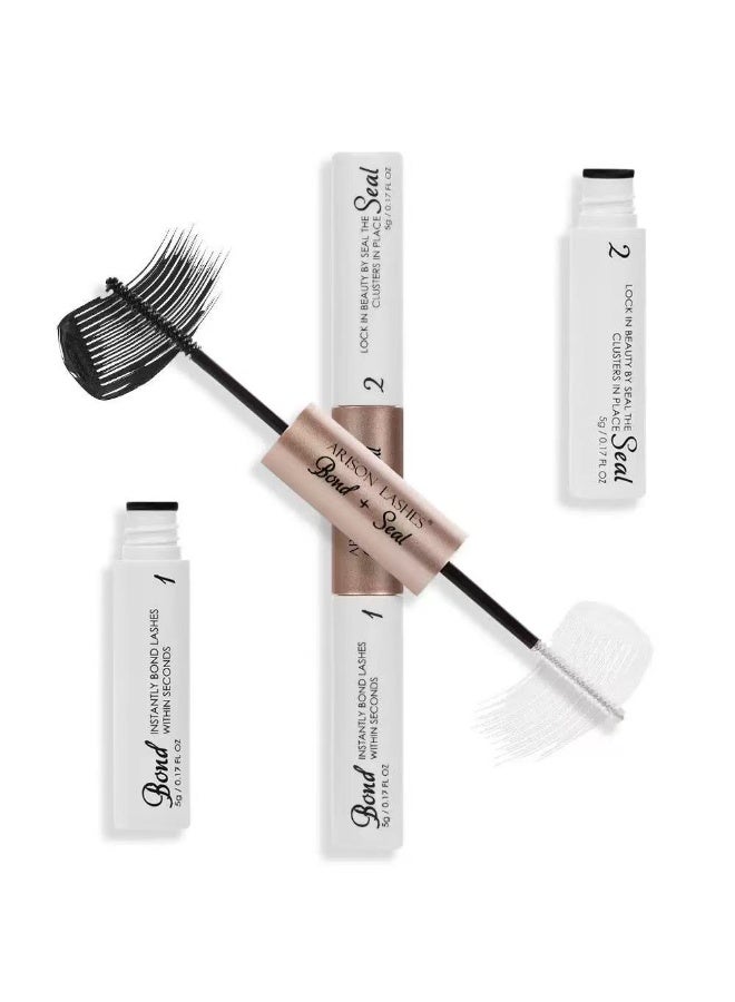 أريسون لاشز غراء رموش العين ، غراء عنقود الرموش القوي المقاوم للماء وختم لاصق رمش طويل الأمد للعيون الحساسة - Image 1