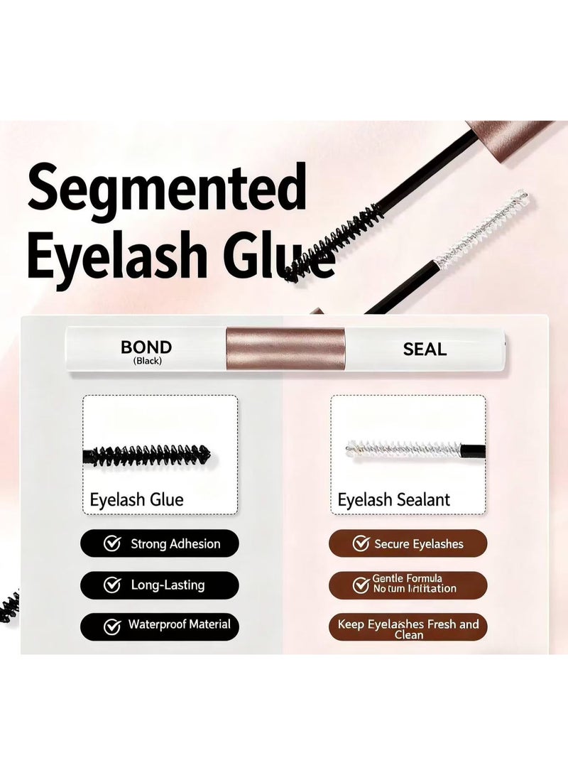 أريسون لاشز غراء رموش العين ، غراء عنقود الرموش القوي المقاوم للماء وختم لاصق رمش طويل الأمد للعيون الحساسة - Image 5