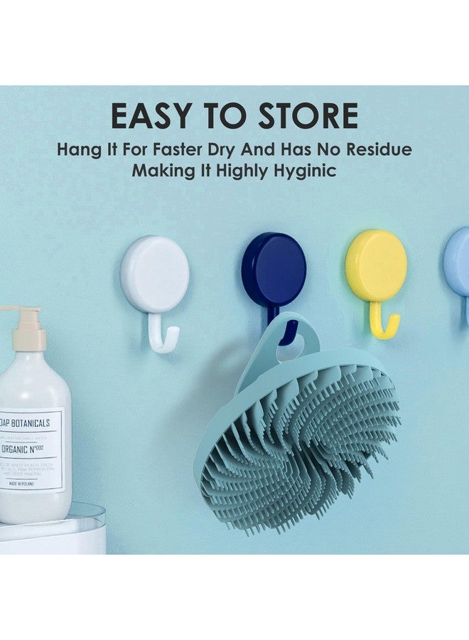 إنر نيد فرشاة تنظيف الجسم من السيليكون من Foodgrade، فرشاة تنظيف وتقشير لطيف وتدليك ورغوة لطيفة أكثر صحية وتدوم لفترة أطول (أخضر داكن) - Image 5