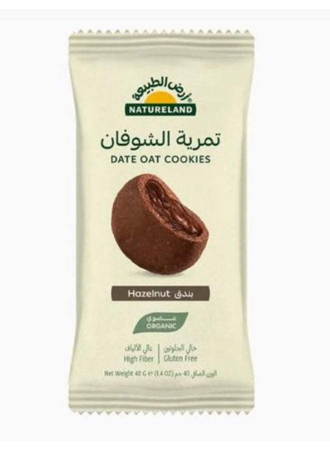 بسكويت التمر والشوفان - بندق 40g