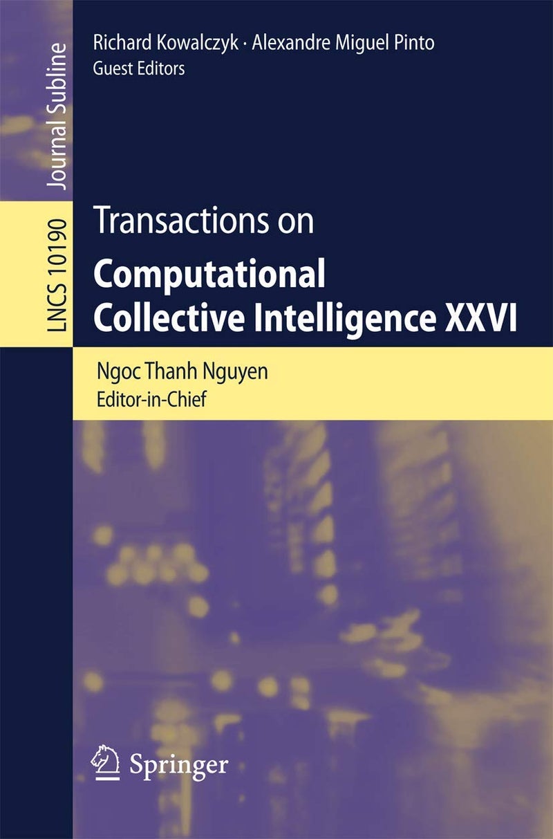Transactions on Computational Collective Intelligence XXVI 