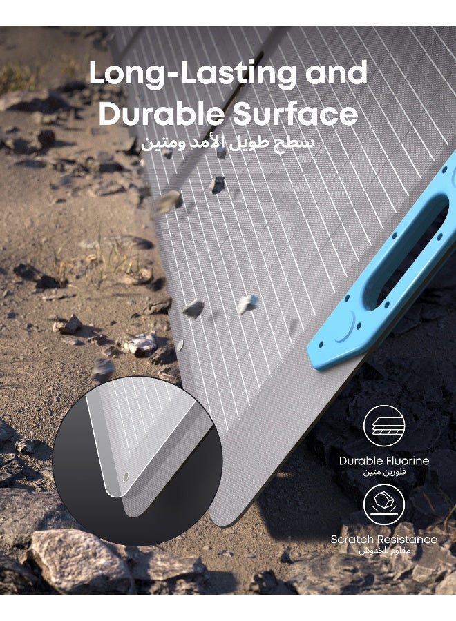 Anker 531 Solar Panel, 200W Foldable Portable Solar Charger, IP67 Waterproof, 23% Higher Energy Conversion Efficiency,Smart Sunlight Alignment via Suncast, For Camping, RV (Only for PowerHouse 767)  - Image 4