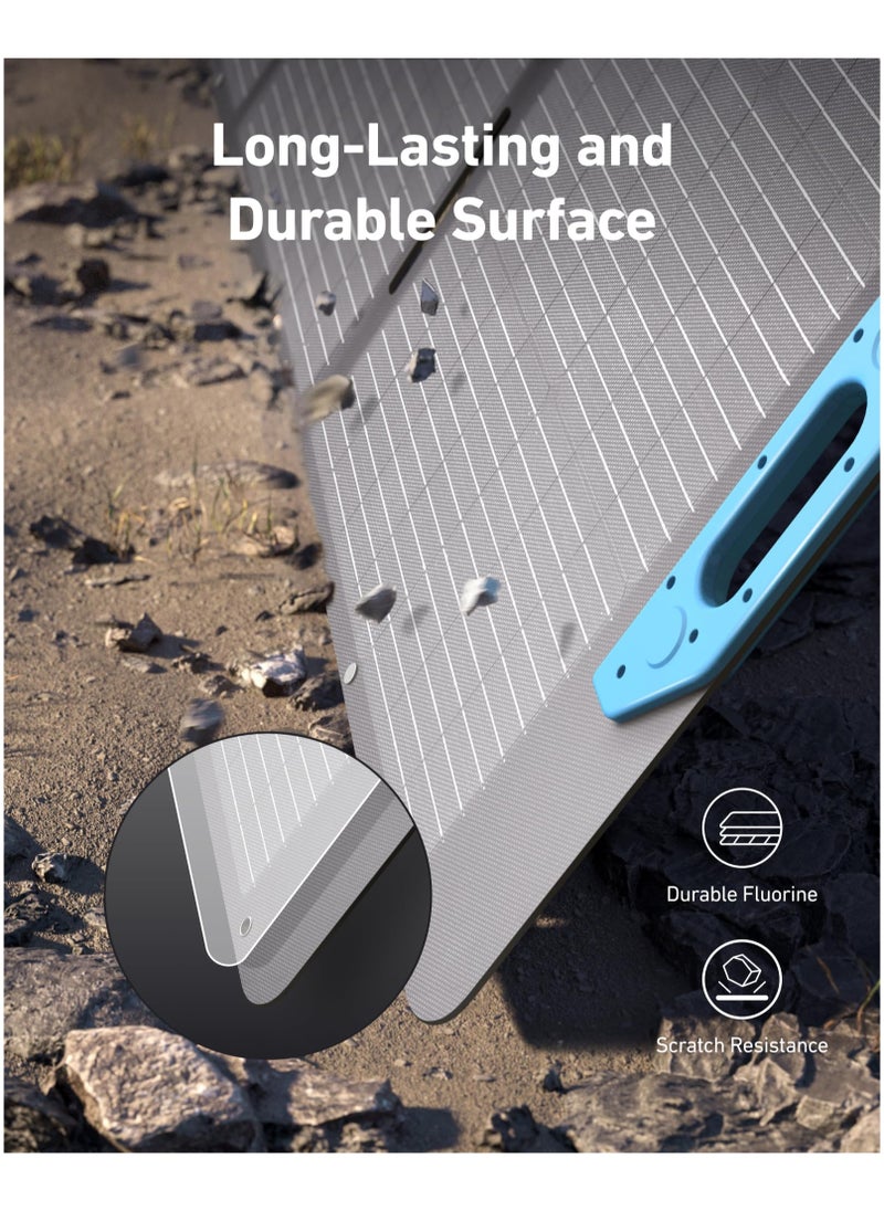 Anker 531 Solar Panel, 200W Foldable Portable Solar Charger, IP67 Waterproof, 23% Higher Energy Conversion Efficiency,Smart Sunlight Alignment via Suncast, For Camping, RV (Only for PowerHouse 767)  - Image 4