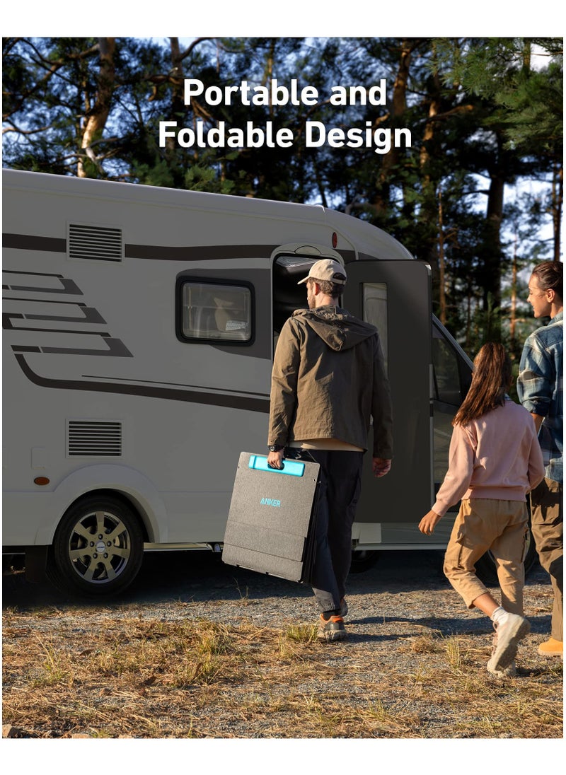 531 Solar Panel, 200W Foldable Portable Solar Charger, IP67 Waterproof, 23% Higher Energy Conversion Efficiency,Smart Sunlight Alignment via Suncast, For Camping, RV (Only for PowerHouse 767)