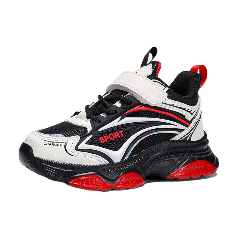 Leather Men'S Shoes Autumn Waterproof Children'S Sneaker Middle And Large Children'S Running Shoes Boys Autumn Shoes - Image 5