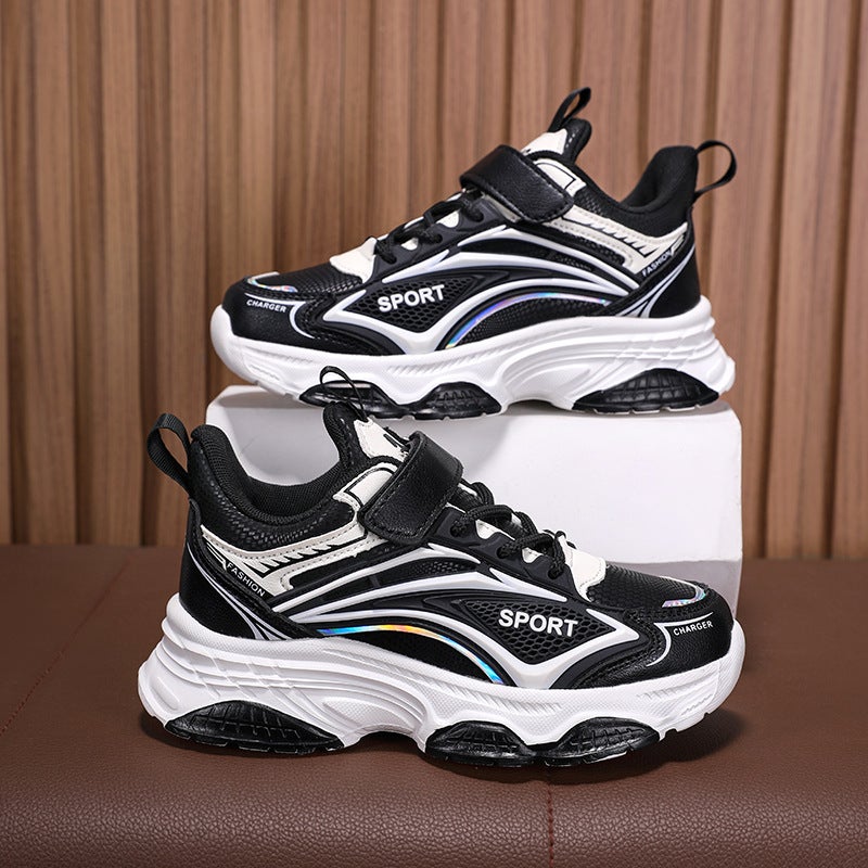 Leather Men'S Shoes Autumn Waterproof Children'S Sneaker Middle And Large Children'S Running Shoes Boys Autumn Shoes - Image 4