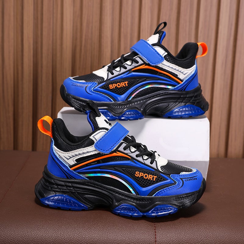 Leather Men'S Shoes Autumn Waterproof Children'S Sneaker Middle And Large Children'S Running Shoes Boys Autumn Shoes - Image 3
