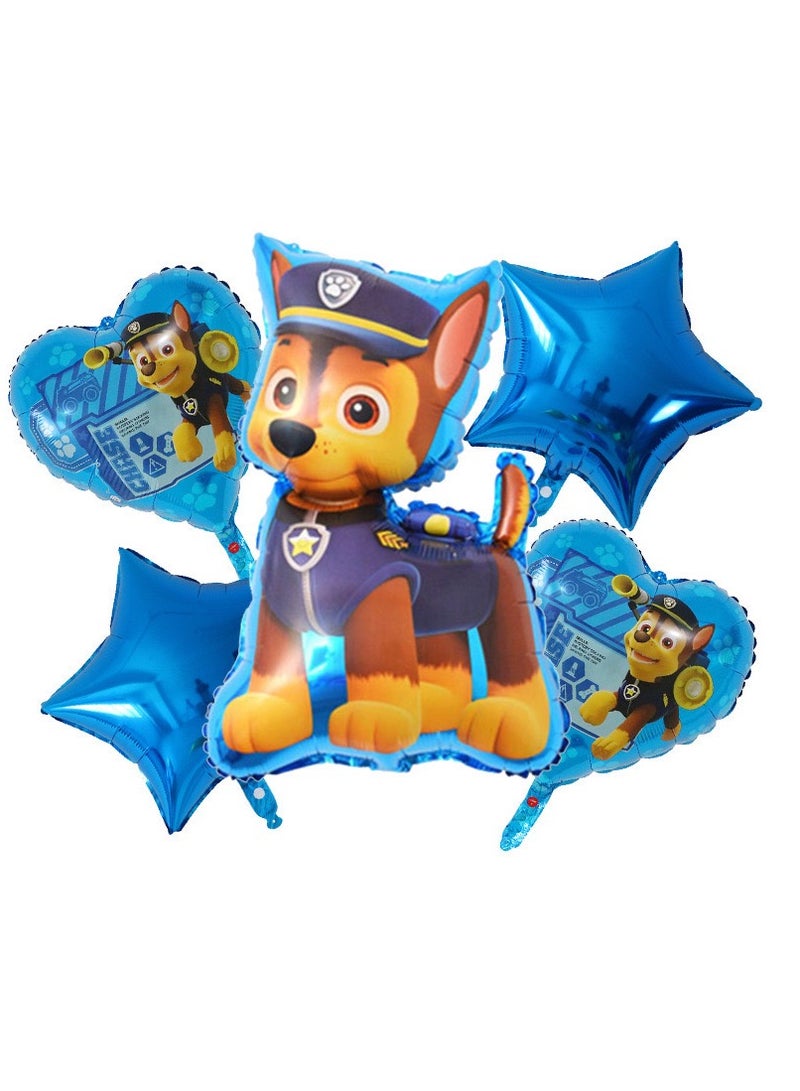 dog foil balloon paw patrol party decoration aluminum foil balloon For kids party supplies