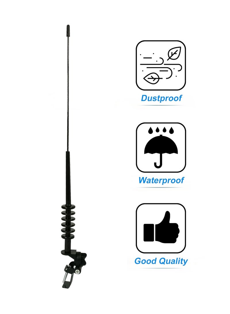 Generic Car Antenna with Adjustable Mount | 46CM x 4CM | Sleek Design for Your Vehicle BT-1503  - Image 3