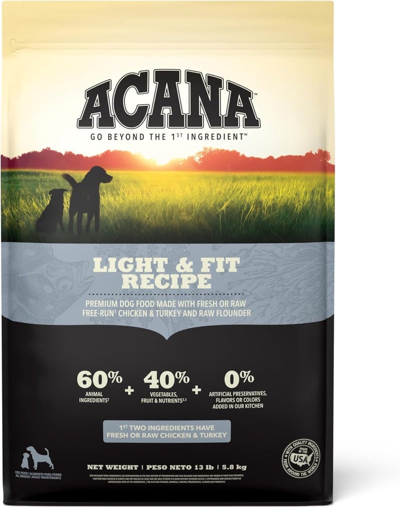 acana طعام الكلاب الجاف ACANA لايت وفِت - 6 كجم - Image 1