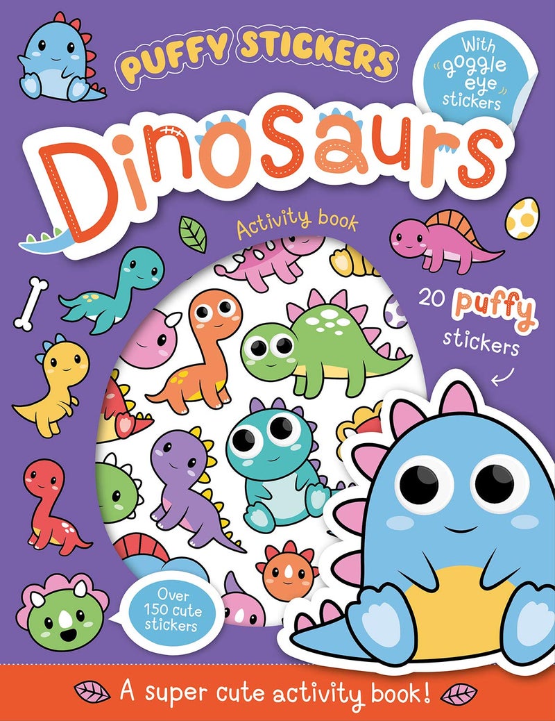 Imagine That Publishing Ltd Puffy Sticker Dinosaurs 