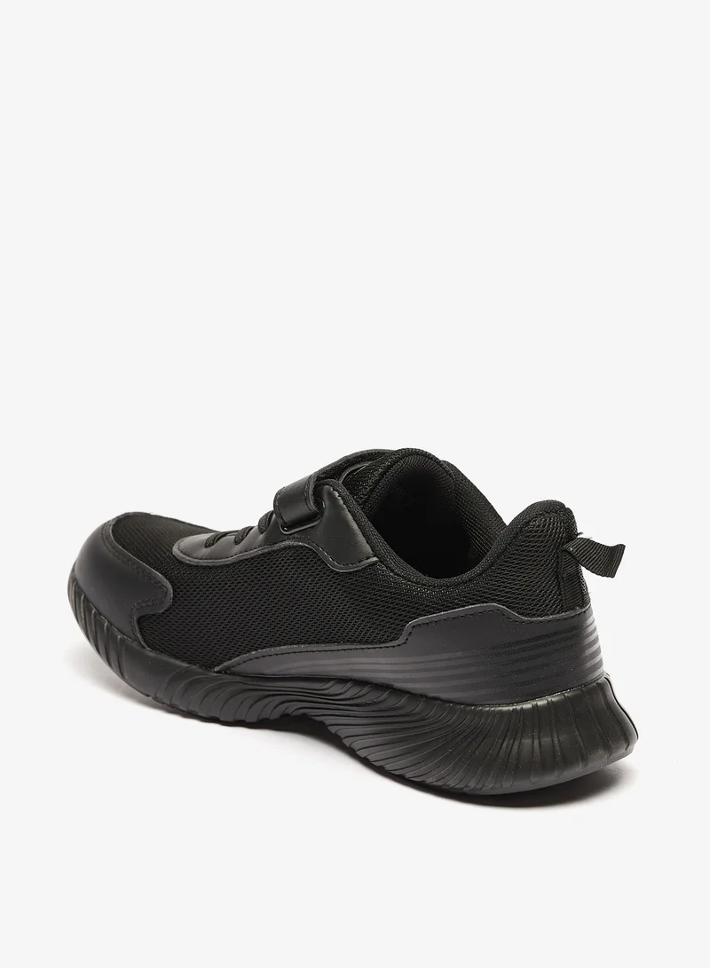 OAKLAN Textured Sports Shoes with Hook and Loop Closure