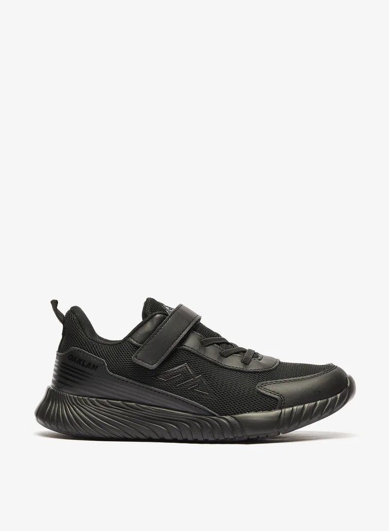 OAKLAN Textured Sports Shoes with Hook and Loop Closure