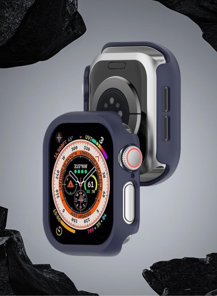 Hard Case Compatible with Apple Watch Series 10 42mm(2024),  [360° Shockproof + Anti Scratch] Cover for iWatch S10 42mm-blue - Image 2