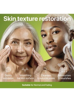 REMEDIAL PAX Glycolic Acid Resurfacing Pads 30% for Face and Body - Exfoliating Facial Peel-Vitamins B5 C E, Green Tea - Glycolic Acid Face Wash – 60 Pre-Moistened Cotton Pads for Cleansing, Peeling  - Image 5