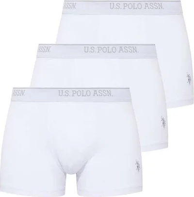 يو اس بولو اسن بوكسر رجالي أبيض 3 قطع من BASE. Polo Assn.