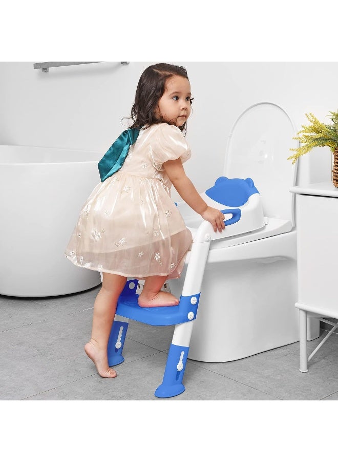 SKYROKU Potty Training Seat with Step Stool Ladder - Image 2