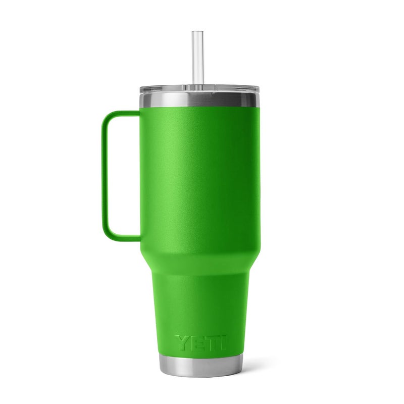 YETI YETI Rambler 42 oz Straw Mug, Vacuum Insulated, Stainless Steel, Canopy Green  - Image 5
