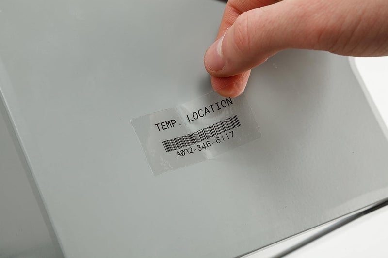 Brady Authentic (M21-500-430) Clear Harsh Environment Polyester Label for Lab, Asset Tracking, Datacom Labeling, Black on Clear- For M210, M210-LAB, M211, BMP21-PLUS and BMP21-LAB Printers, .5"W 21'L - Image 3