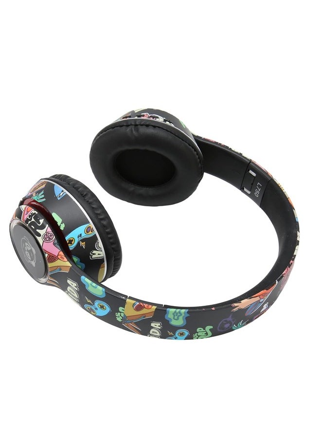 MIQIA Miqia Wireless On Ear Headphones Bluetooth Headset with HiFi Stereo Sound Portable Headset with Adjustable Headband Built in Microphone Black  - Image 3