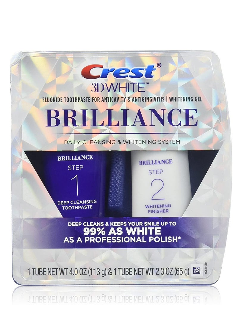 Crest 3D White Daily Whitening 2Step Treatment 1 Kit  - Image 1