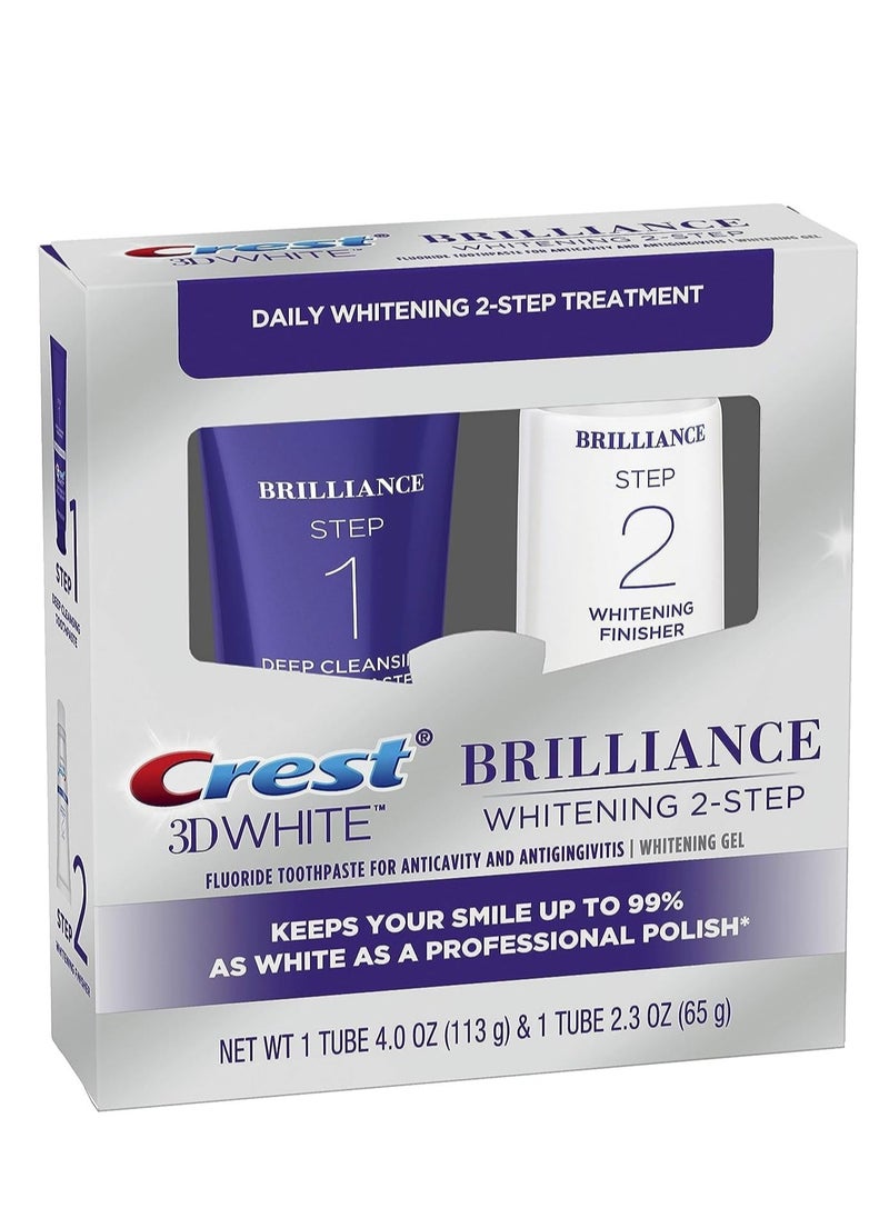 Crest 3D White Daily Whitening 2Step Treatment 1 Kit  - Image 2