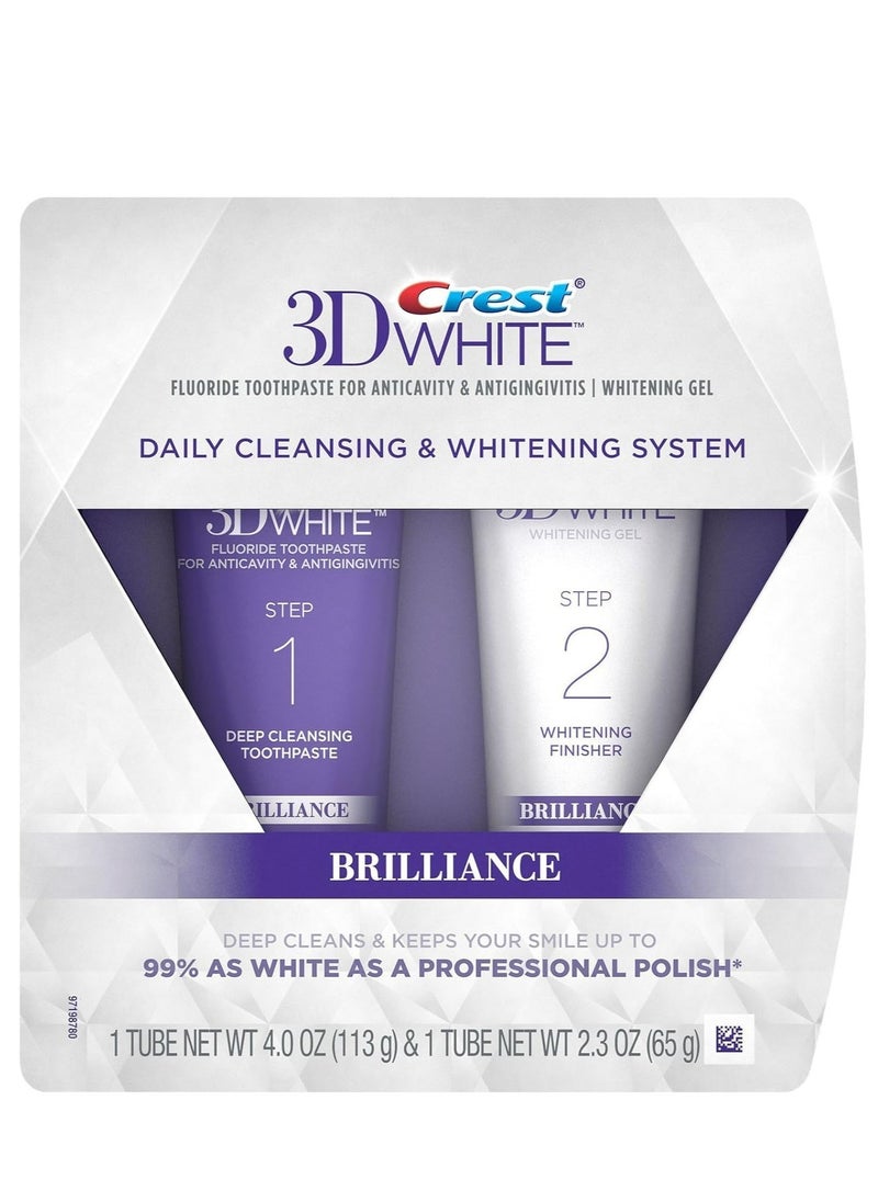 Crest 3D White Daily Whitening 2Step Treatment 1 Kit  - Image 5