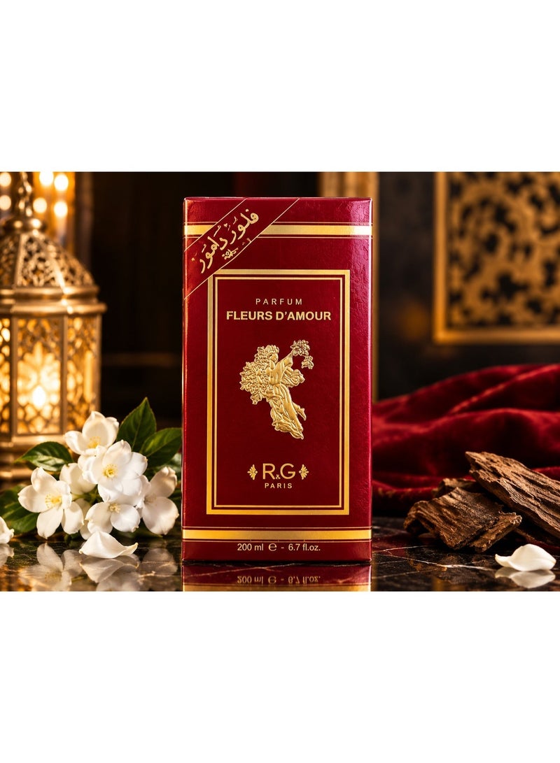 ROGER & GALLET RG Paris Fleurs D’Amour Parfum – Elegant Floral Fragrance for Women, Long-Lasting Romantic Scent - Image 1